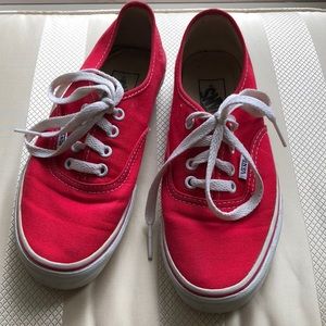 MUST GO BY 8/5: Red Vans